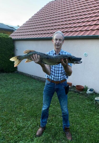 Achim klein Tauberhecht 6kg 99cm gefangen im Sept. 2023